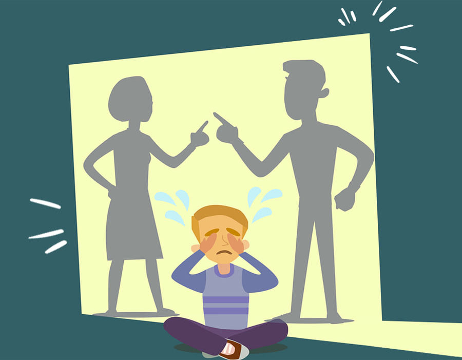 Dấu hiệu của việc bố mẹ cãi nhau ảnh hưởng đến con trẻ