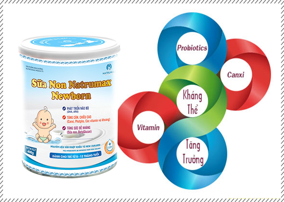 Công dụng của sữa non Natrumax Newborn