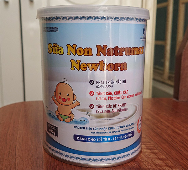 Nhận biết sữa non Natrumax