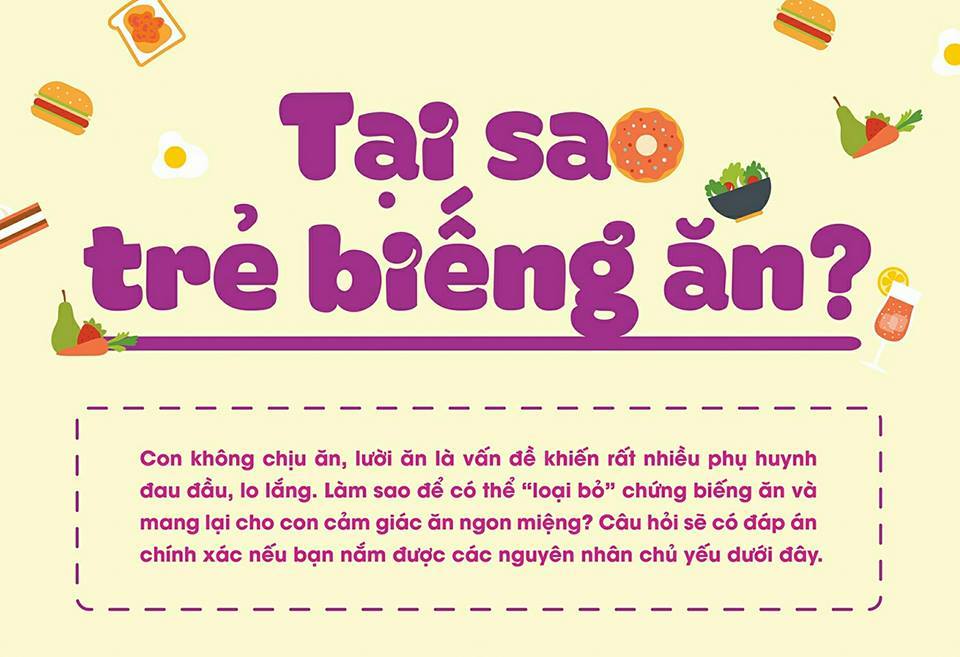 trẻ biếng ăn